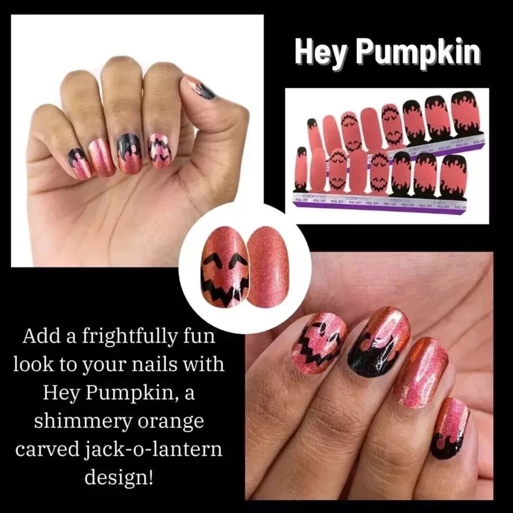 COLOR STREET Nail Polish Strips HEY PUMPKIN Retired new in package